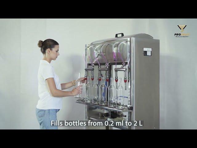 Manual Bottle Filler GRAVITY With 6 Filling Heads | Filling Liquids | ProFruit