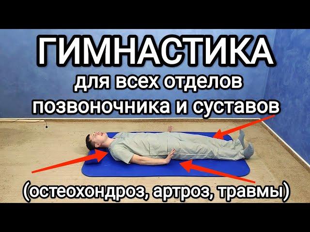 Гимнастика для всех отделов позвоночника и суставов / Упражнения при артрозе и остеохондрозе