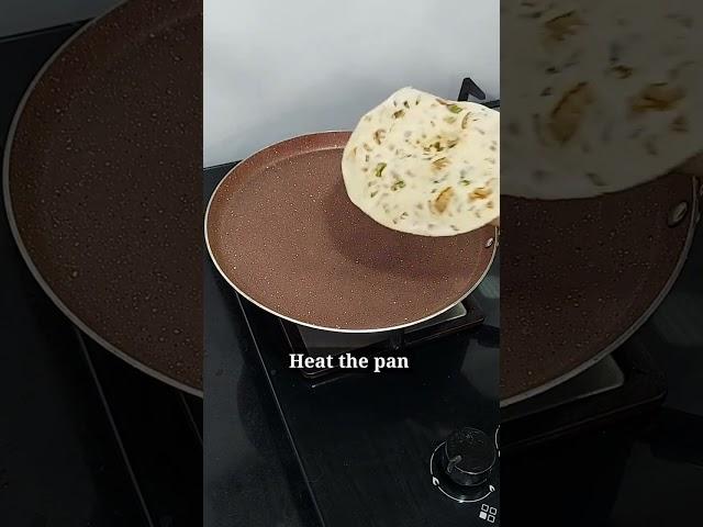 # short # Breakfast recipe onion paratha easy to make #