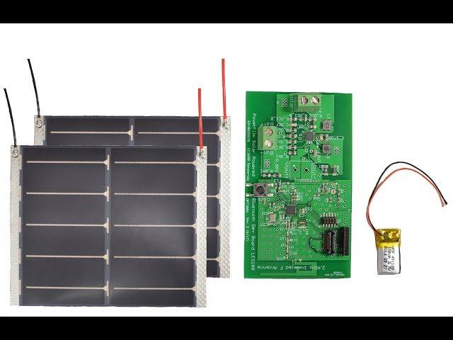 Indoor Solar Development Kit with TI BLE Demo