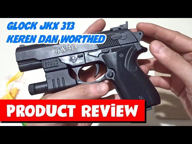 Airsoft gun GLOCK JKX-313 review - Review pistol airsoft spring Glock P308