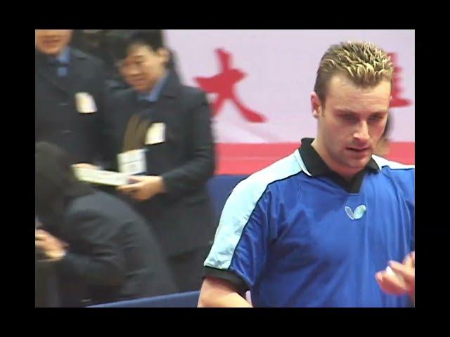 Kalinikos Kreanga v Oh Sang Eun at the 2001 Pro Tour Grand Finals
