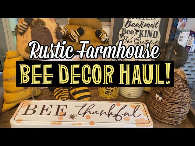 Rustic Farmhouse Bee Decor Haul! Plus Yard Sale finds & Thread Tank Review!