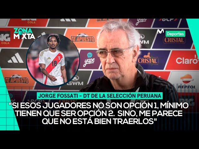 CONFERENCIA DE PRENSA de JORGE FOSSATI previo a la FECHA DOBLE de CLASIFICATORIAS | ZONA MIXTA 