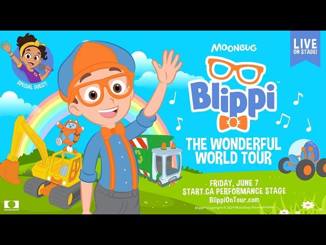 Blippi: The Wonderful World Tour - @StartCa Performance Stage at Budweiser Gardens June 7, 2024