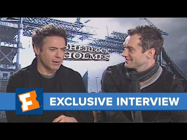 'Sherlock Holmes' Robert Downey Jr. and Jude Law Interview! | Celebrity Interviews | FandangoMovies