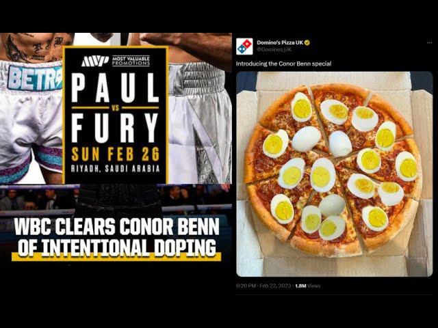Conor Benn Is Full Of Wind So Just Add Eggs To The List Of BullSh**  With Paul vs Fury