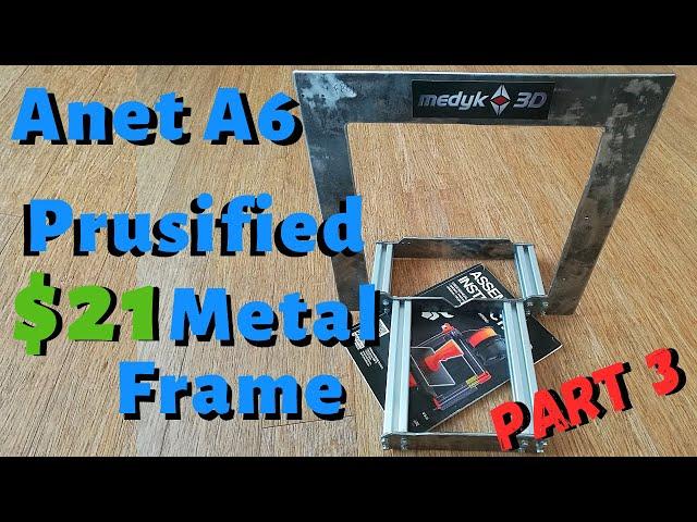 Anet A6 metal frame for $21 - part 3 - cutting the profiles and frame assembly