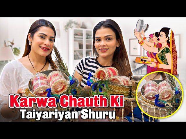 Karwa chauth ki taiyariyan shuru