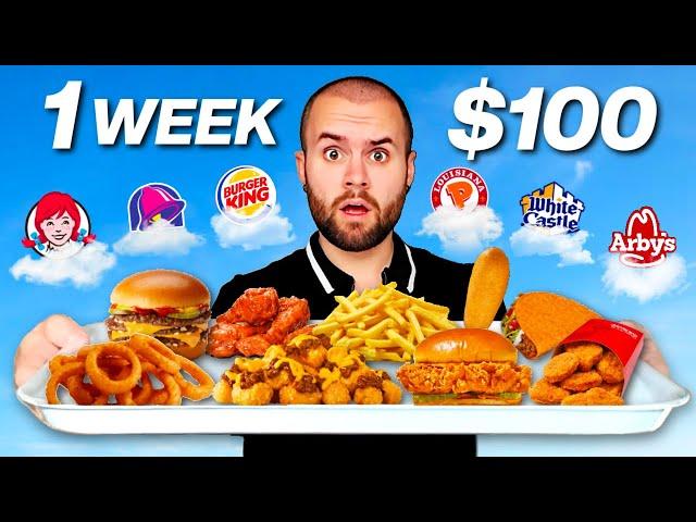 I only ate fast food value meals for 1 week ($100 budget)