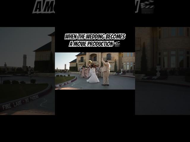 “Marriage is one thing, but this wedding is a production.” #weddingfilmmaker #weddingvideography