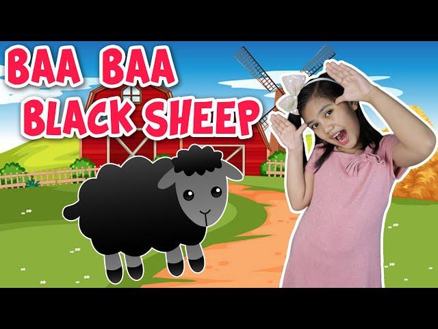 Baa Baa Black Sheep with Actions and Lyrics | ACTION SONG FOR KIDS | NURSERY RHYMES