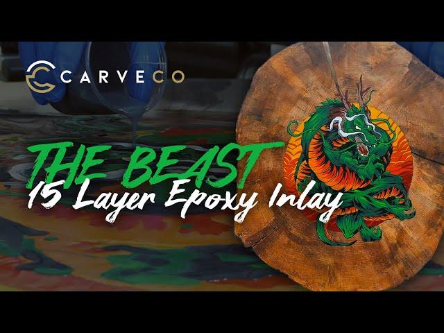 THE BEAST - 15 Layer Epoxy Inlay - CNC Epoxy 101