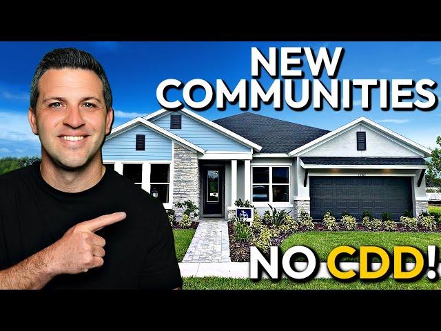 Where To Find NEW CONSTRUCTION HOMES In Tampa Florida with NO CDD! Did You Know About These??