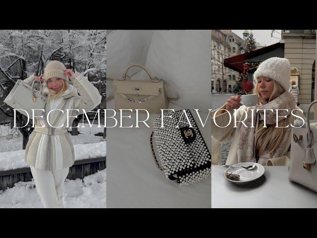 December Favorites ️ My most Used Luxury Bags, Shoes, Cozy Knits, Coats & Jewelry!