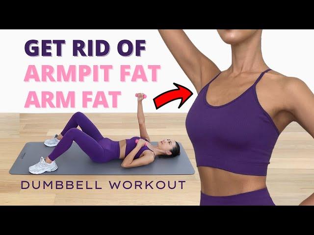 Get Rid of ARMPIT FAT & ARM FAT15min Dumbbell Workout for Beginner