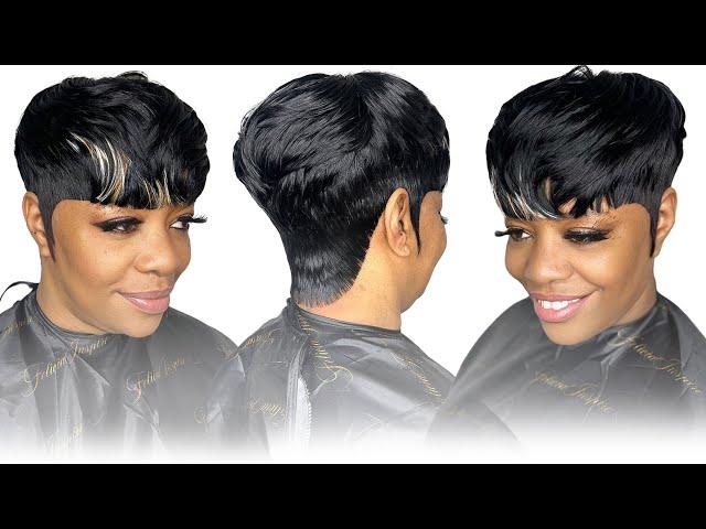 Mushroom Pixie Quick Weave | Full Tutorial | 30 Min Slay | No Curling