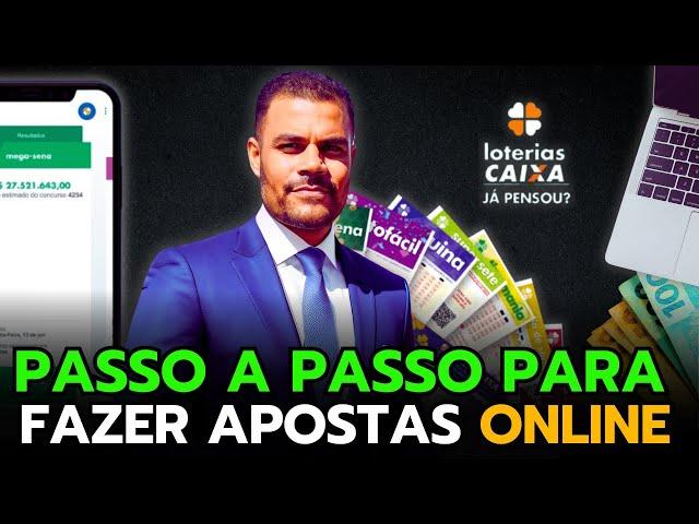 Como REALIZAR as APOSTAS ONLINE pelos canais OFICIAIS da CAIXA