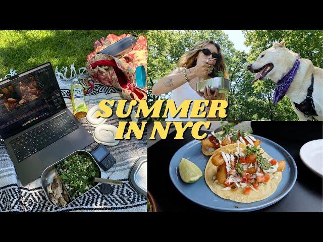 Summer in NYC  (shopping, Central Park, + lunch dates!)