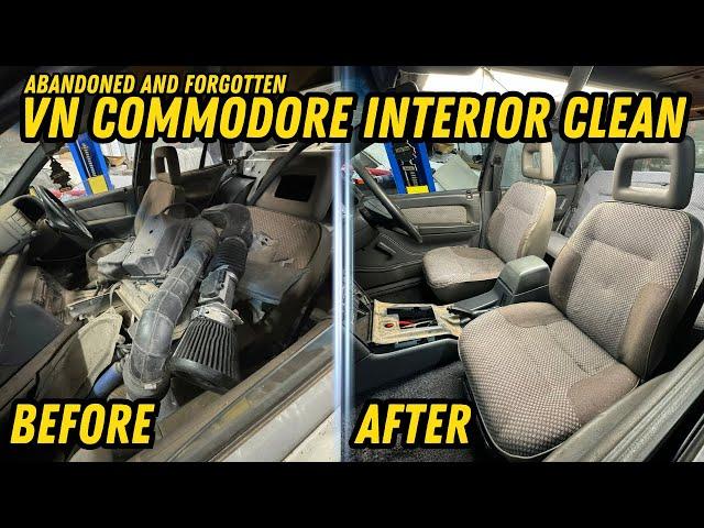 ABANDONED and FORGOTTEN VN Commodore INTERIOR CLEAN before and after.