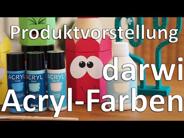 Produktvorstellung - darwi Acryl Farben