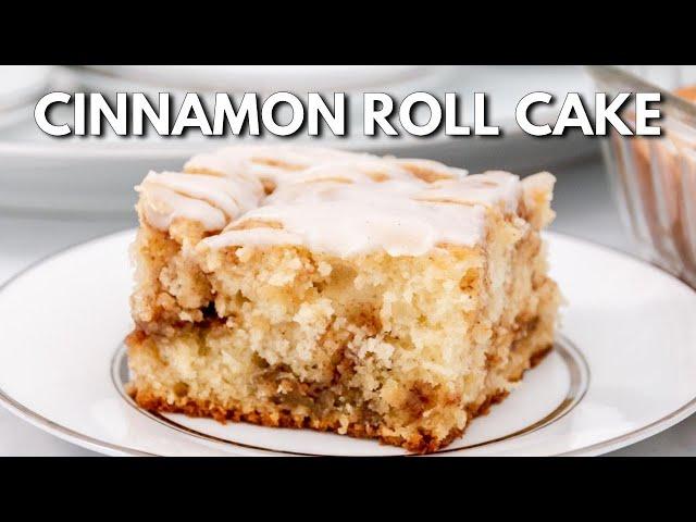 Cinnamon Roll Cake