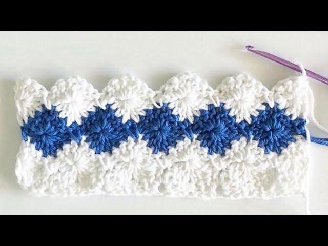 Crochet Harlequin Stitch