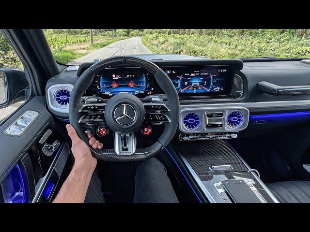 NEW 2025 Mercedes G63 AMG FACELIFT POV Drive! +V8 SOUND! Interior Exterior Review 4K