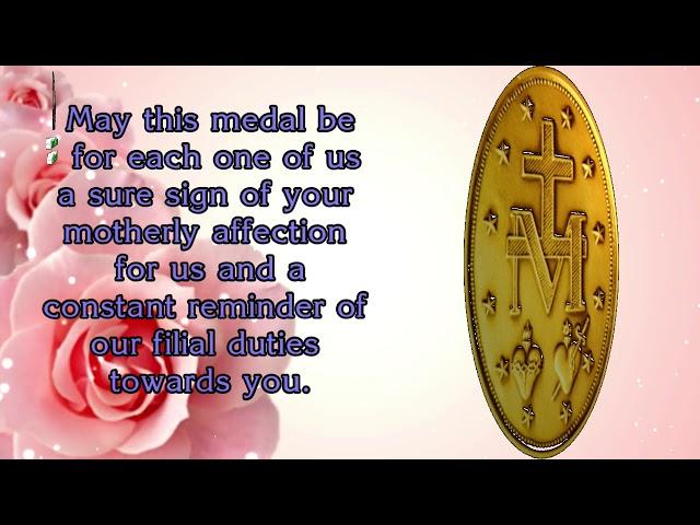 Prayer to Our Lady of the Miraculous Medal