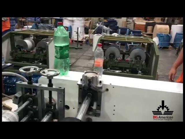 Máquina produtora de alças de papel