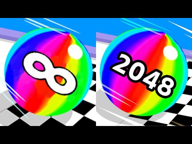 Ball Run | 2048 Vs Infinity - Satisfying Mobile Games New Update