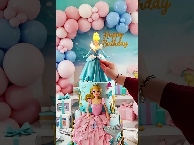 The Ultimate Barbie x Mermaid x Cindy Birthday Cake Reveal! (Too Pretty to Eat ‍️)