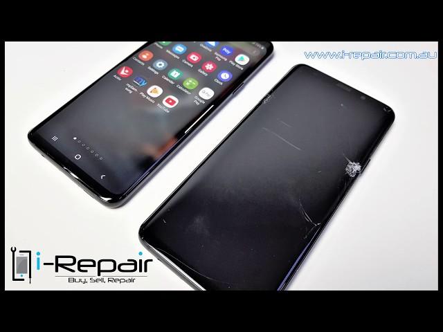 LCD screen replacement on Samsung Galaxy S9 Plus With Frame