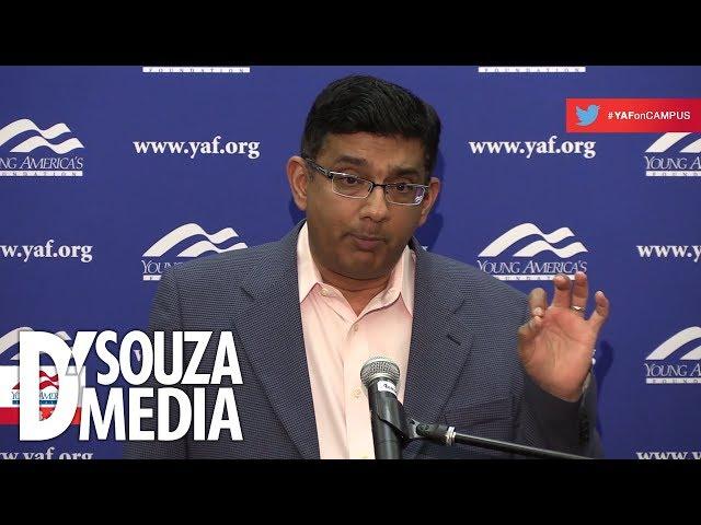 SO SATISFYING: D'Souza slams leftists—including professors—at Yale