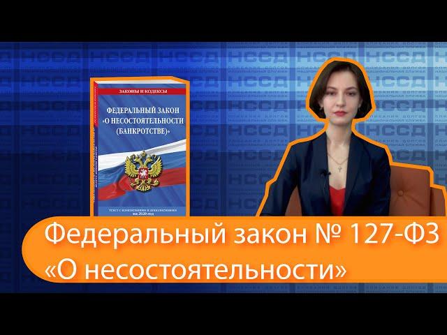 Федеральный закон № 127-ФЗ "О несостоятельности (банкротстве)"