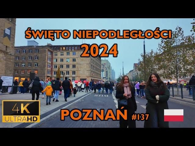 ⁴ᴷ⁶⁰  Poznan/Poland | Peaceful Independence Day (November 2024) [4K]