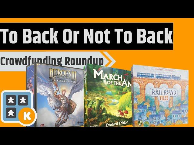 To Back Or Not To Back - Heroes of Might & Magic, Rayman, Emberleaf, Railroad Tiles & More!!!