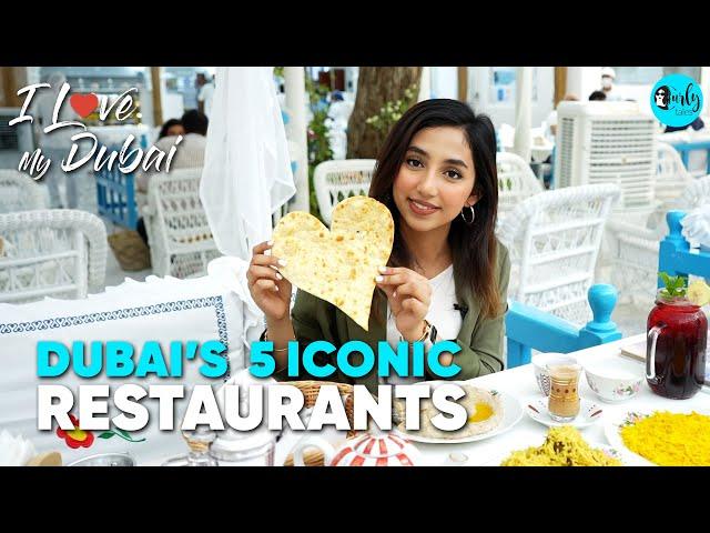 5 Iconic Restaurants In Dubai Every Tourist Must Visit | I Love y Dubai Ep:1| Curly Tales UAE