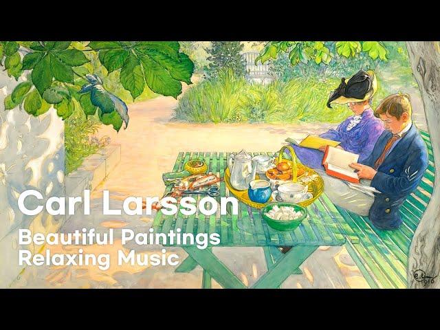 이케아에 영감을 준 칼 라르손의 포근하고 따뜻한 북유럽스타일 그림과 편안한 음악 Carl Larsson Beautiful Paintings Relaxing Music