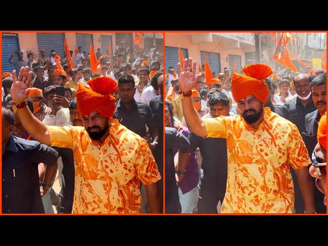 Tiger Raja Singh Mass Entry Ram Navami Shobha Yatra 2023 | Dhoolpet Sri Ram Navami Shobha Yatra 2023