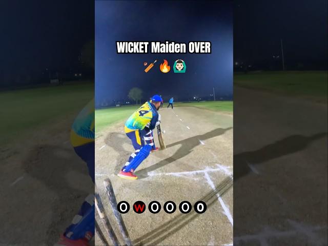 WICKET Maiden OVER ‍️#shorts #viratkohli #gopro #explore #sundaycricket #friends #viral