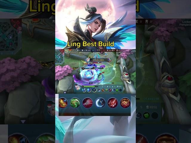 Ling Best Build 2024 mlbb  #mobilelegends #ling #savage