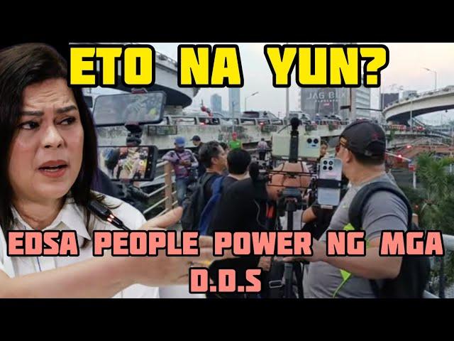 EDSA PEOPLE POWER , MUKHANG KAWAWA- 17 LANG ANG PUMINTA- VLOGGER PA YUNG 8