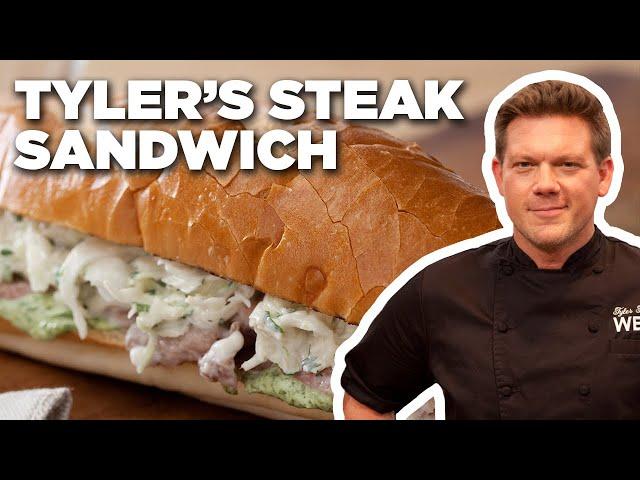 Tyler Florence's Ultimate Steak Sandwich | Tyler's Ultimate | Food Network