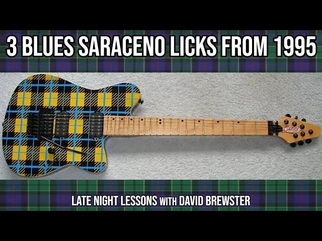 3 Blues Saraceno Licks From 1995