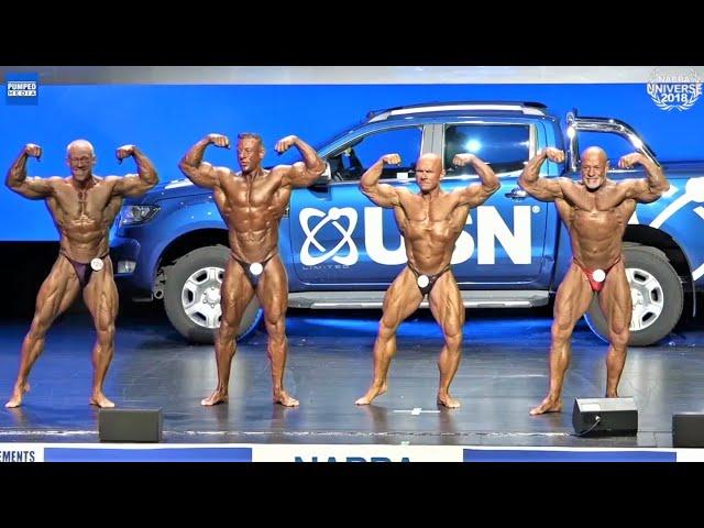 NABBA Universe 2018 - Masters Over 50 Comparisons