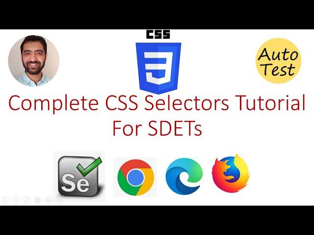 CSS Selectors Tutorial for Selenium Webdriver