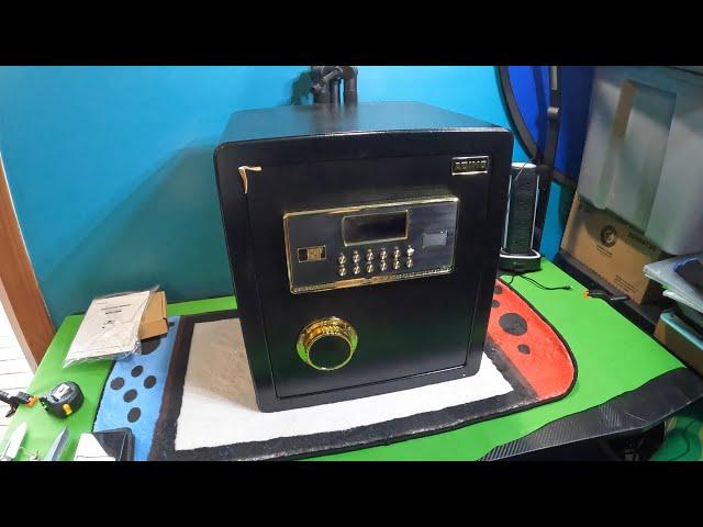 ADIMO 1.63 Cubic Feet Safe, with Sensitive Alarms,Dual Key System with LCD Digital Screen #adimo