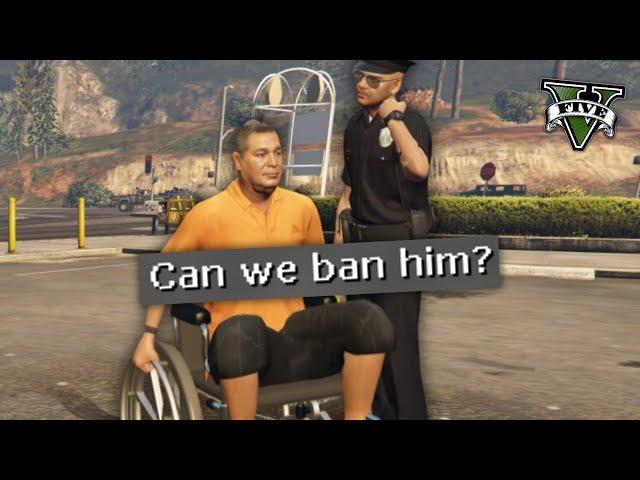 I Got Banned For Driving A Wheelchair In GTA RP