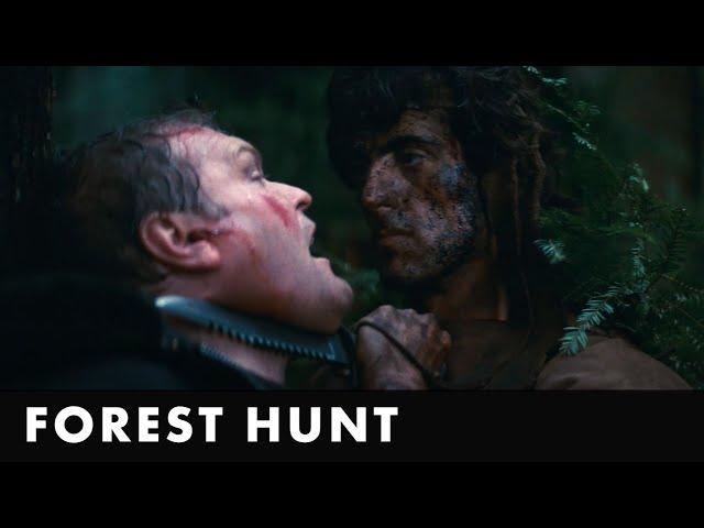 RAMBO: FIRST BLOOD - Forest Hunt Clip [4K] - Starring Sylvester Stallone